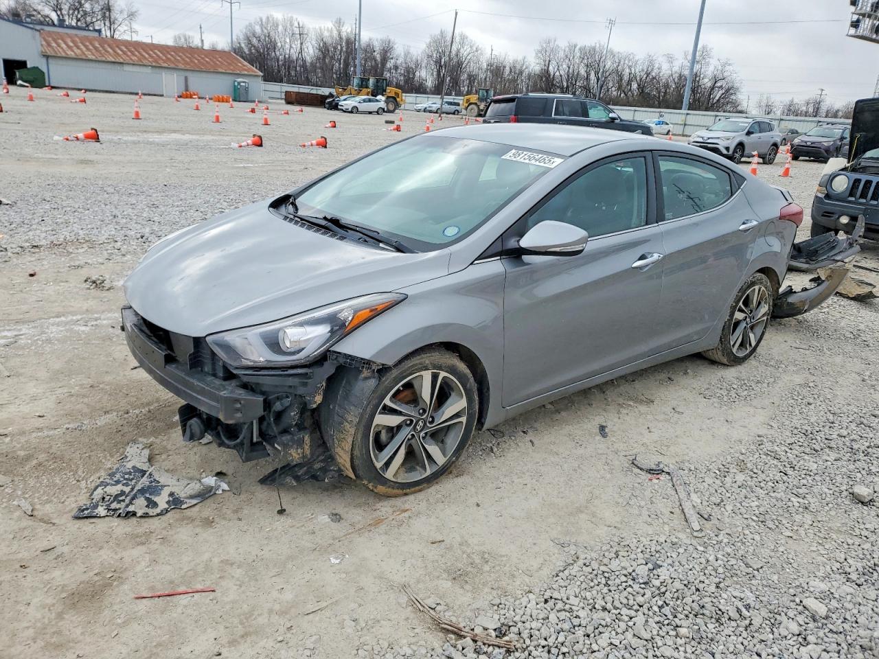 2015 Hyundai Elantra Limited, VIN KMHDH4AE5FU394328 — Rear end