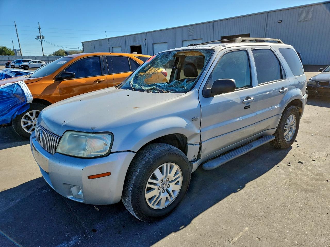 2007 Mercury Mariner Premier, VIN 4M2CU97197KJ15273 — Roof