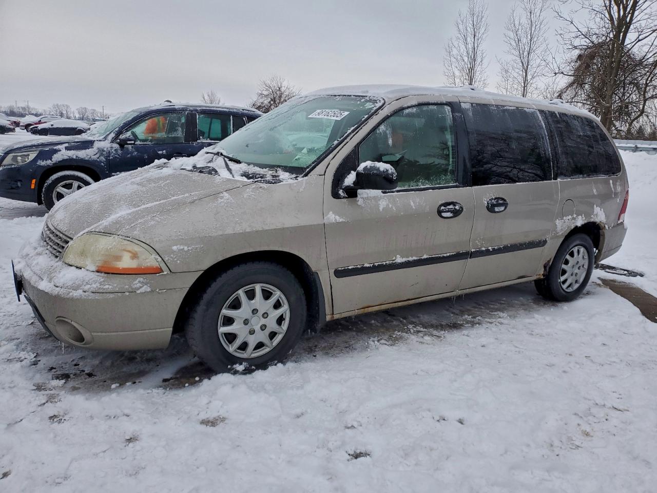 2003 Ford Windstar, VIN 2FMZA55453BB72438 — Engine fire
