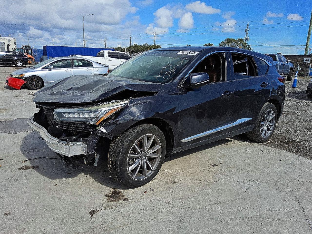 2020 Acura RDX Technology, VIN 5J8TC2H58LL036409 — Biohazard / chemical