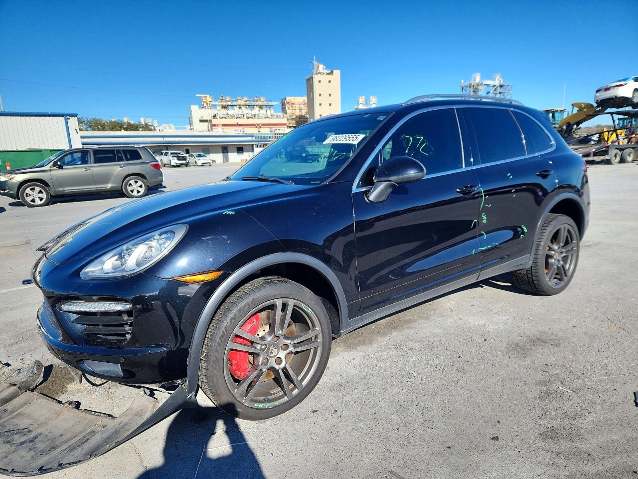2012 Porsche Cayenne Turbo, VIN WP1AC2A20CLA80179 — Front end
