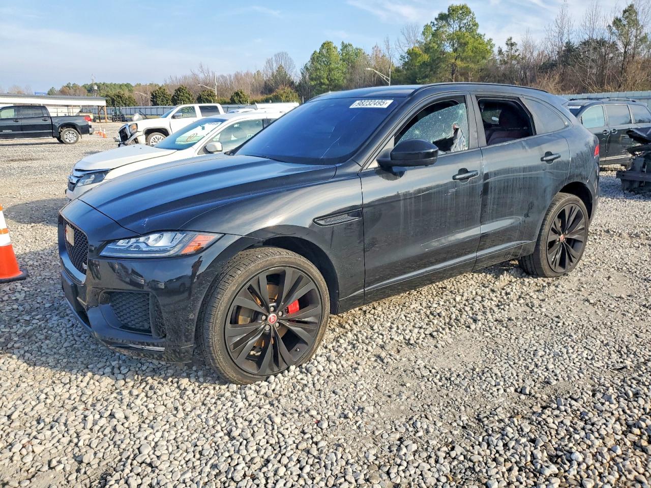 2018 Jaguar F-Pace S, VIN SADCM2FV7JA287739 — Пожар