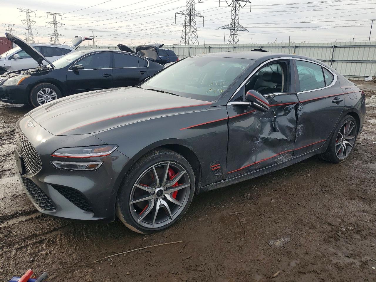 2025 Genesis G70 2.5T, VIN KMTG34SC0SU156637 — Side