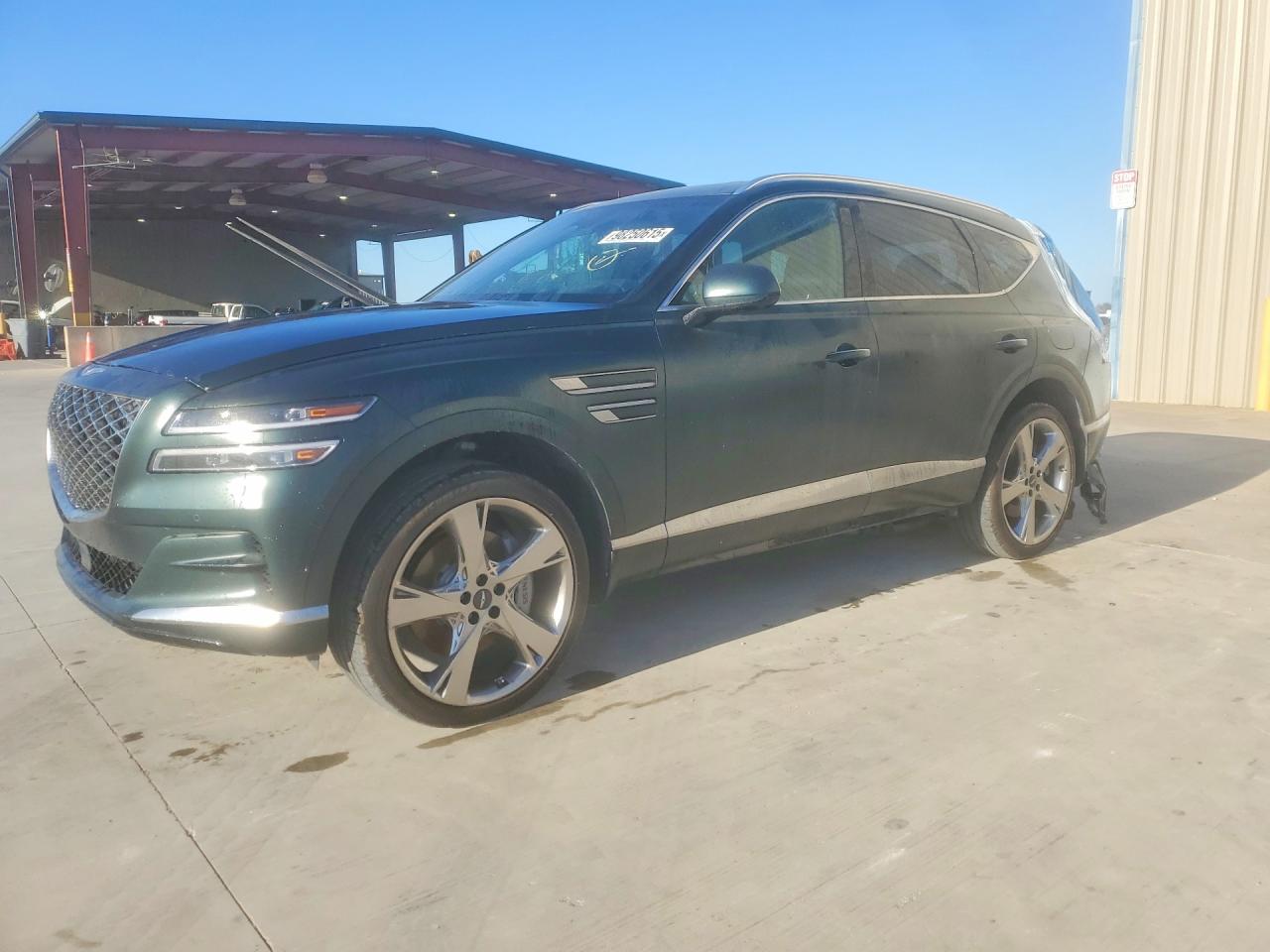 2023 Genesis GV80, VIN KMUHCESC3PU147668 — Rear end