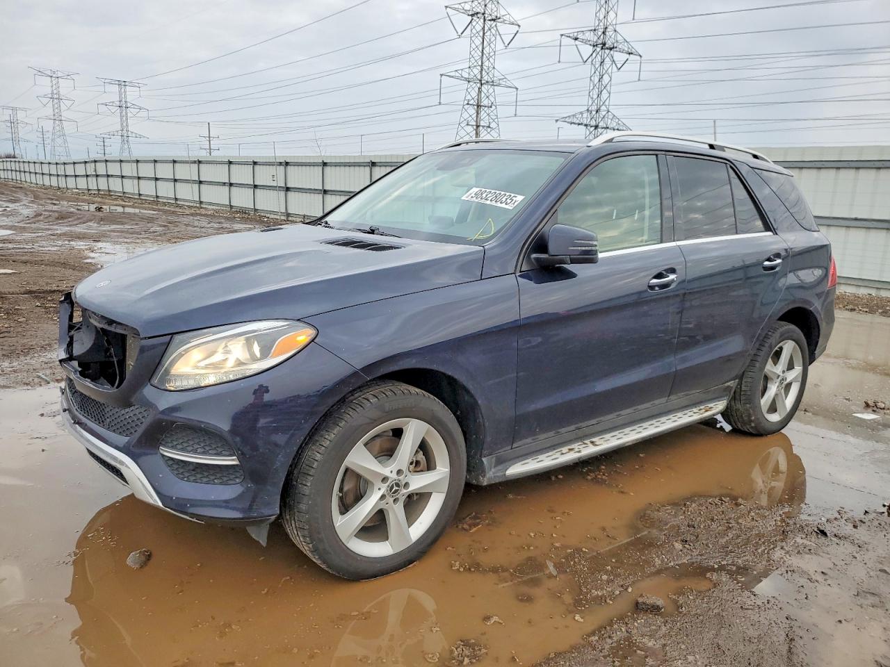 2017 Mercedes-Benz GLE 350, VIN 4JGDA5HB1HA970653 — Front end