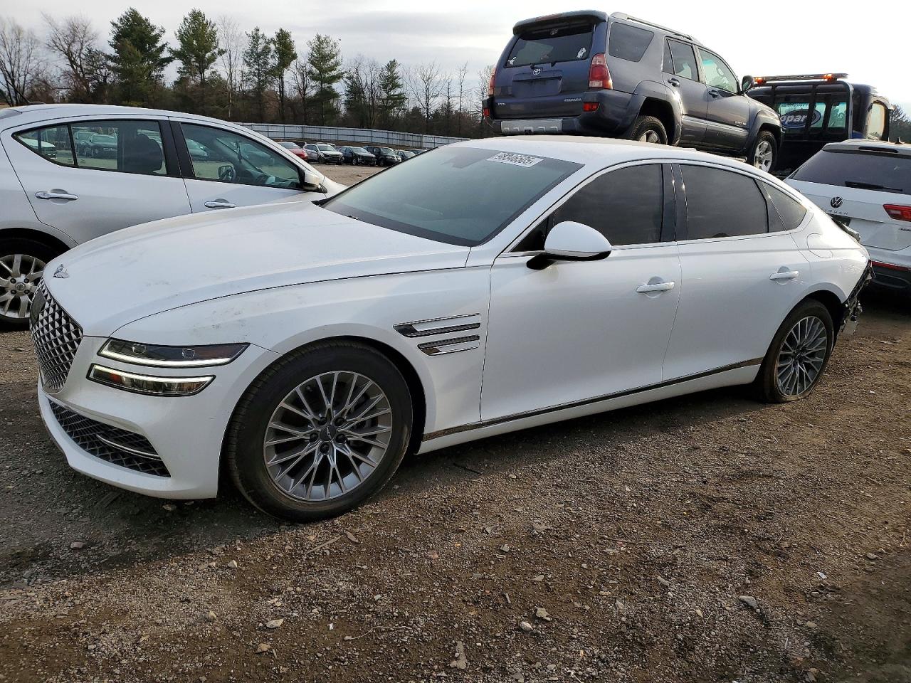 2023 Genesis G80 2.5T, VIN KMTGB4SC8PU182543 — Rear end