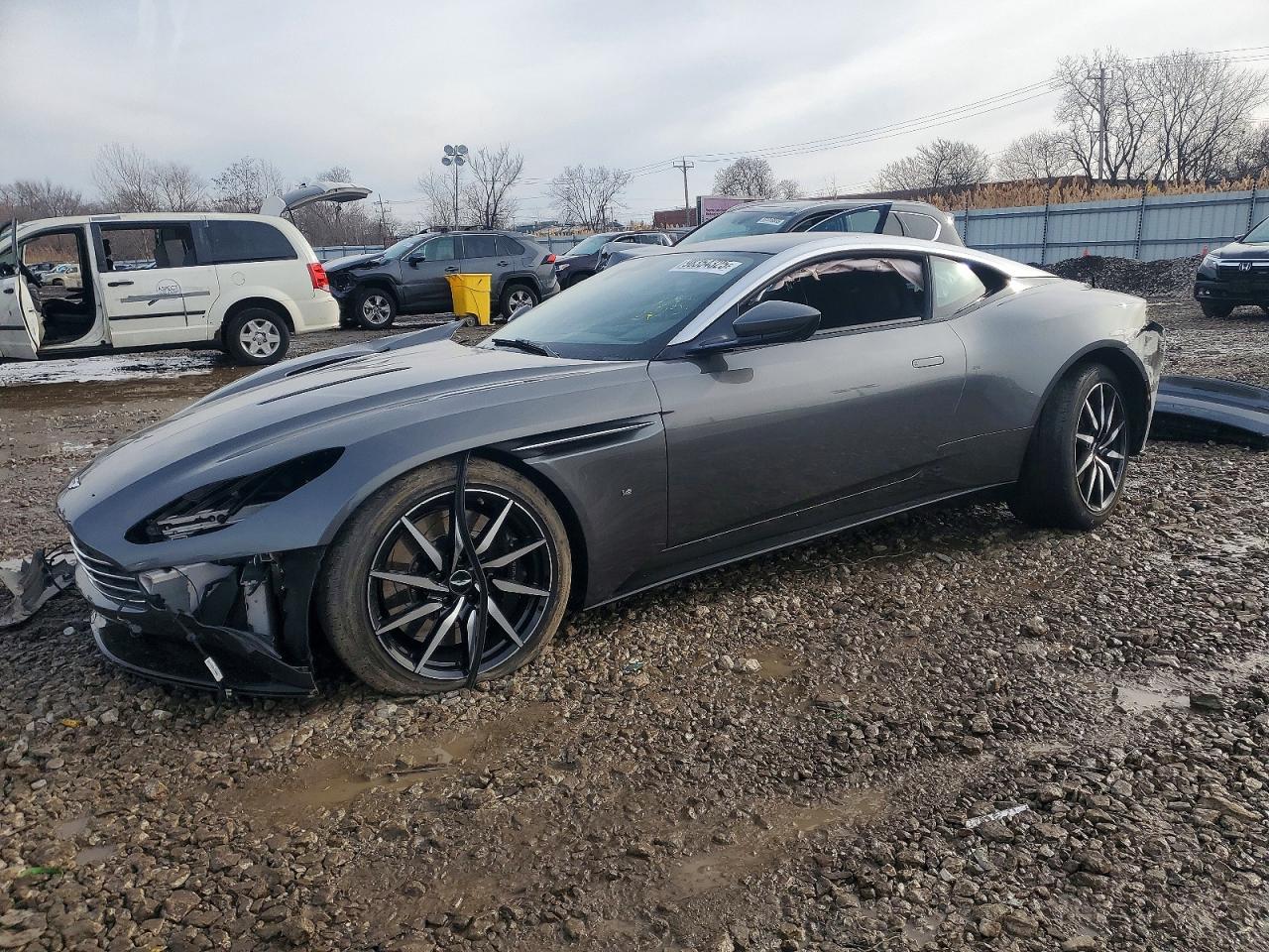 2017 Aston Martin DB11, VIN SCFRMFAV4HGL01304 — Rear end