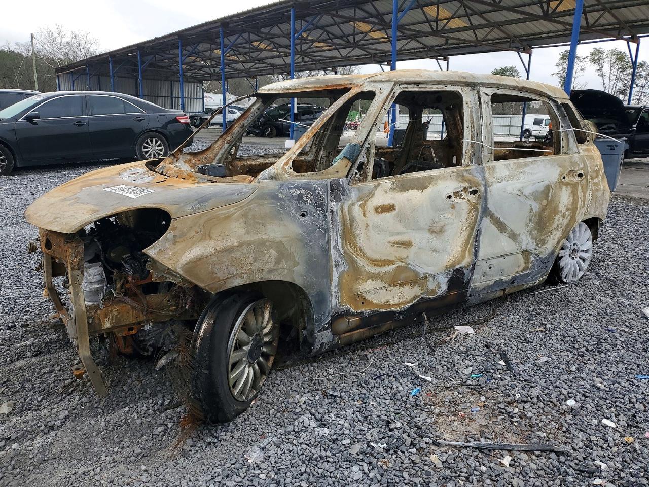 2017 FIAT 500L Pop, VIN ZFBCFAAH3HZ039570 — Burn