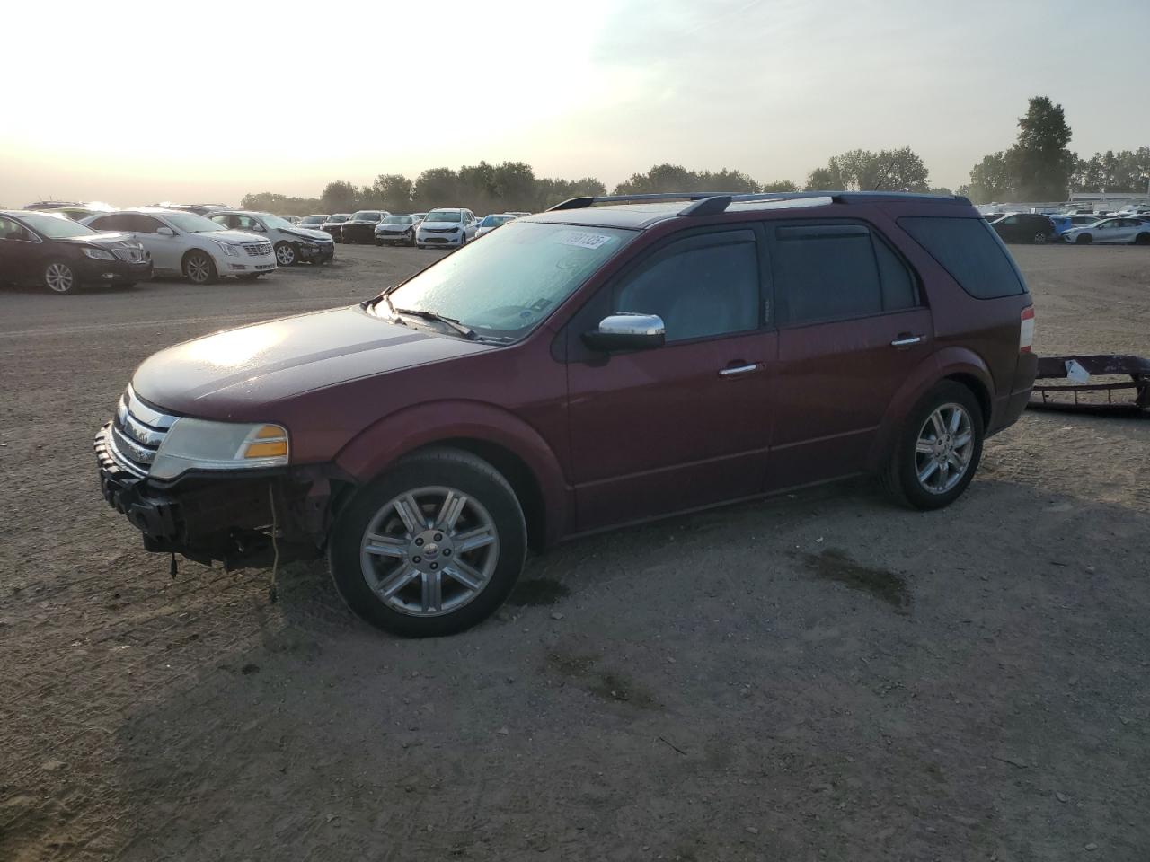 2008 Ford Taurus X Limited, VIN 1FMDK06W38GA03819 — Front end