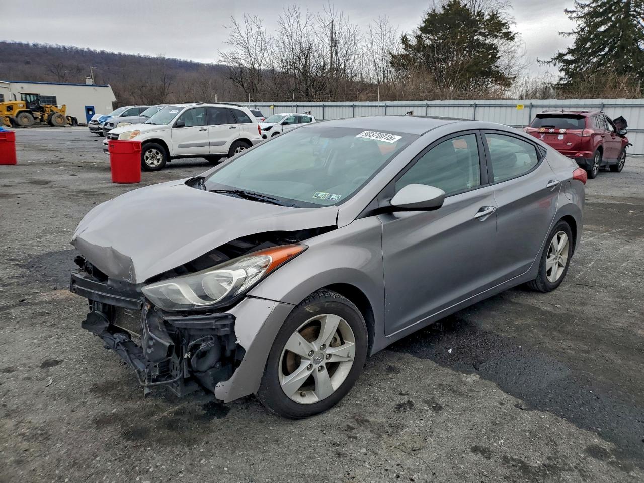 2011 Hyundai Elantra GLS, VIN KMHDH4AE4BU137414 — Front end