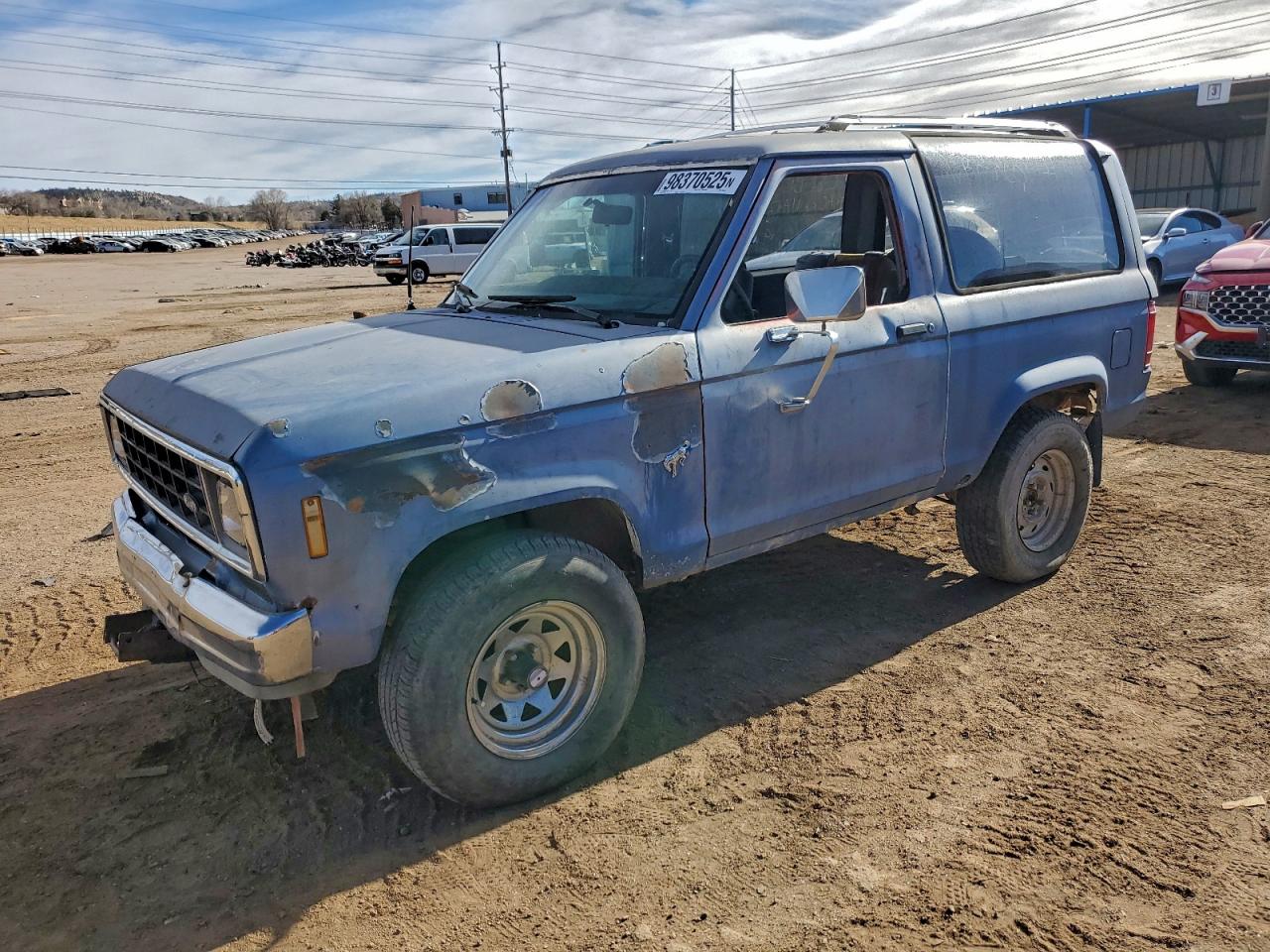 1985 Ford Bronco, VIN 1FMBU14S5FUD48646 — Rear end