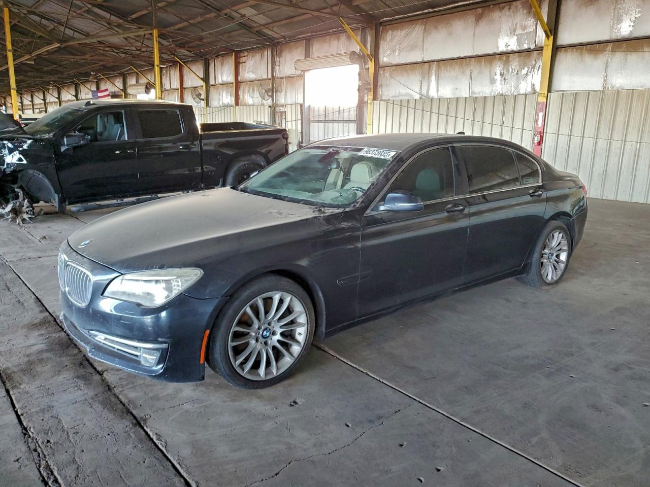 2013 BMW 7 Series 750Li xDrive, VIN WBAYF8C59DD140065 — Rear end
