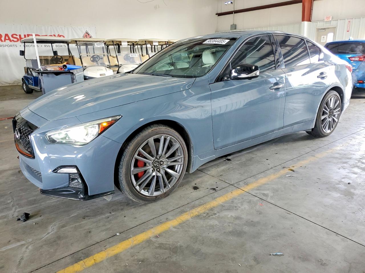 2021 Infiniti Q50 Red Sport 400, VIN JN1FV7DR7MM881004 — Replaced VIN
