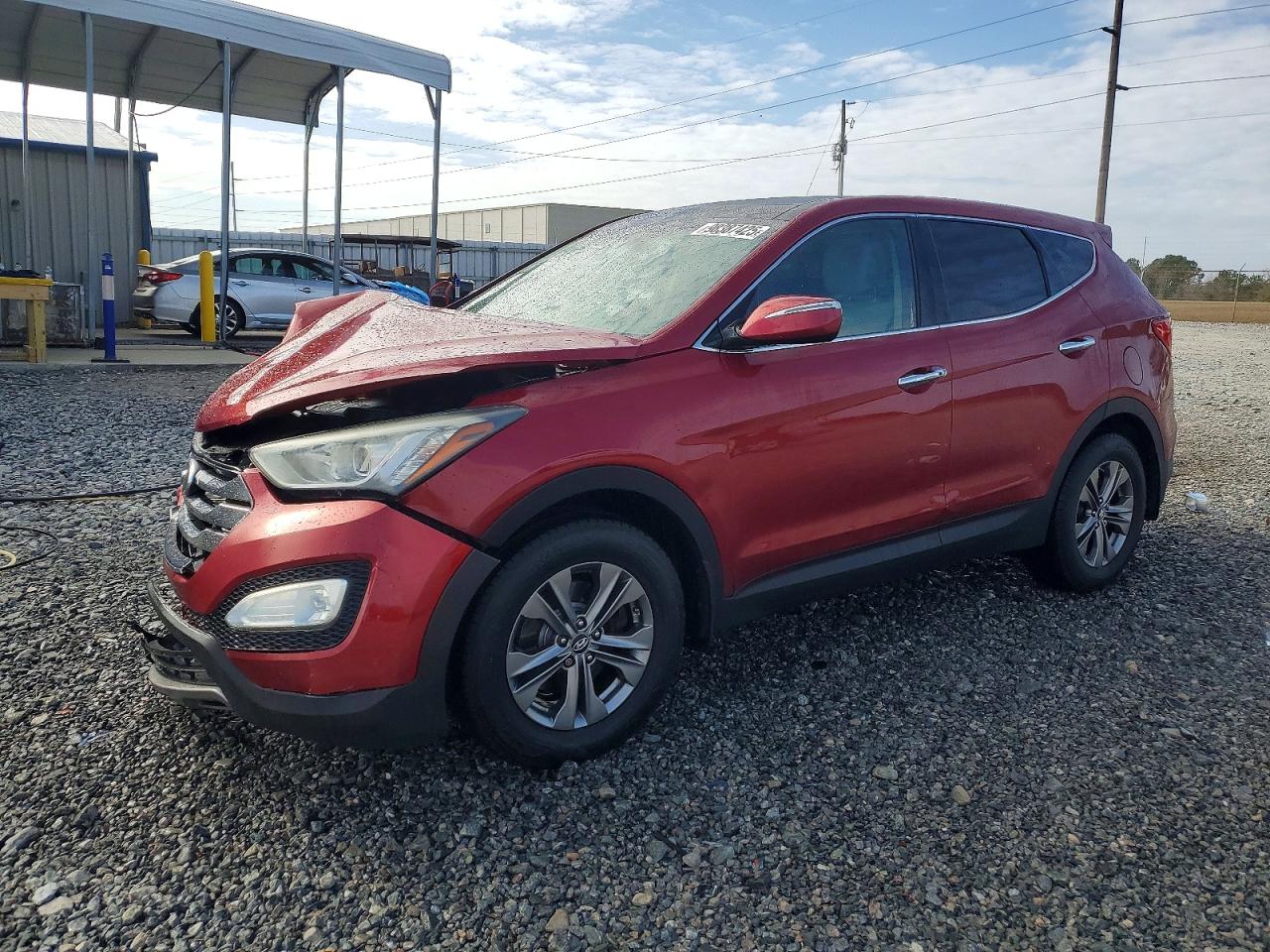 2013 Hyundai Santa Fe Sport, VIN 5XYZUDLB0DG105055 — Front end
