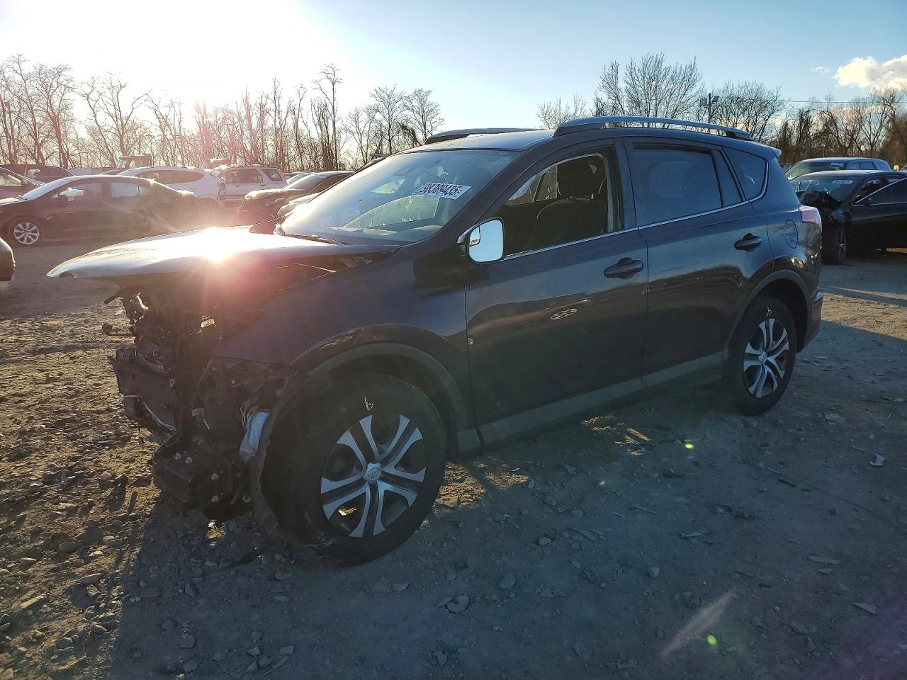 2017 Toyota RAV4 LE, VIN 2T3BFREV9HW631336 — Front end