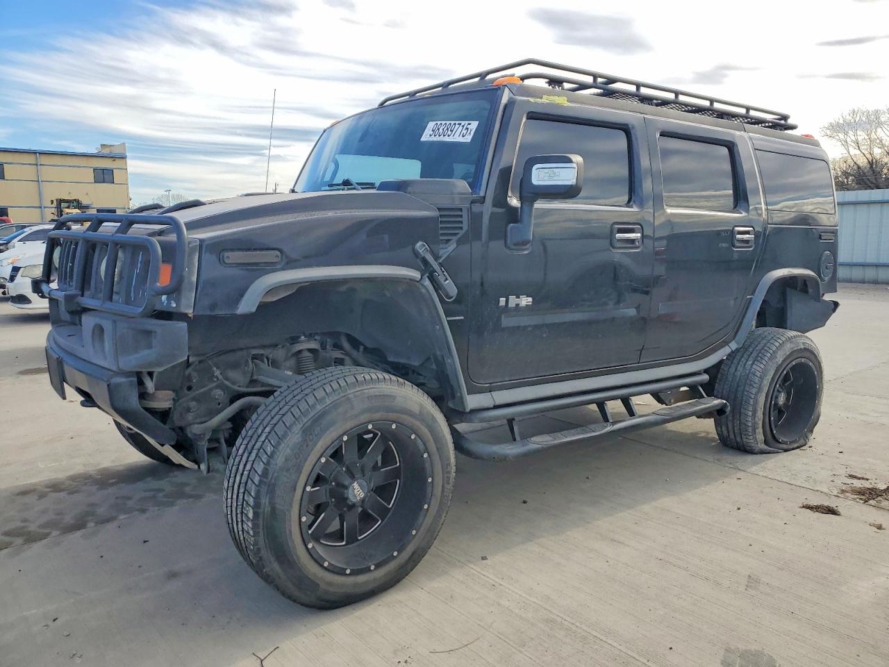2009 Hummer H2, VIN 5GRGN83289H101649 — Rear end