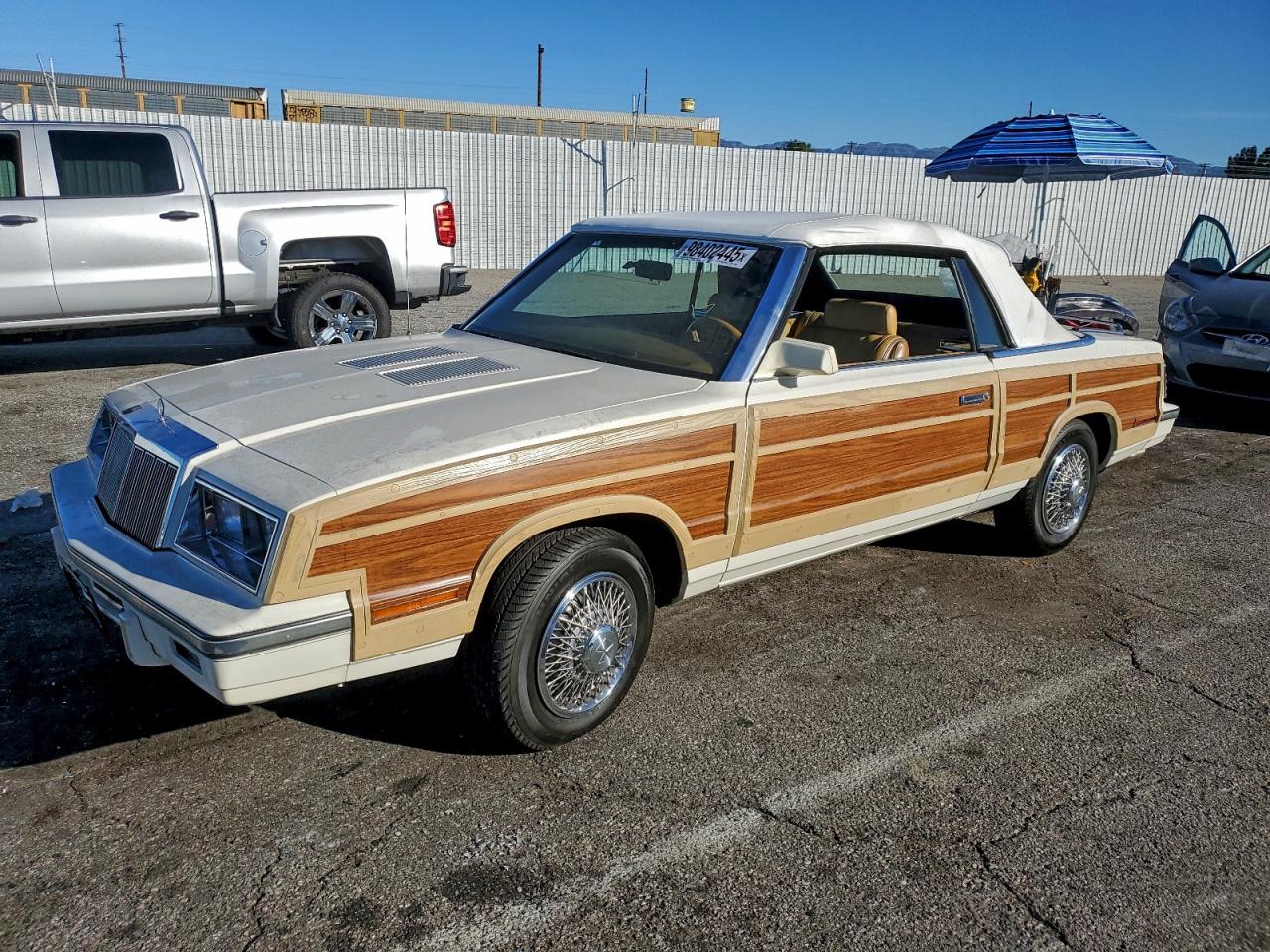 1985 Chrysler LeBaron Mark Cross, VIN 1C3BC55E1FG278895 — Minor dents and scratches