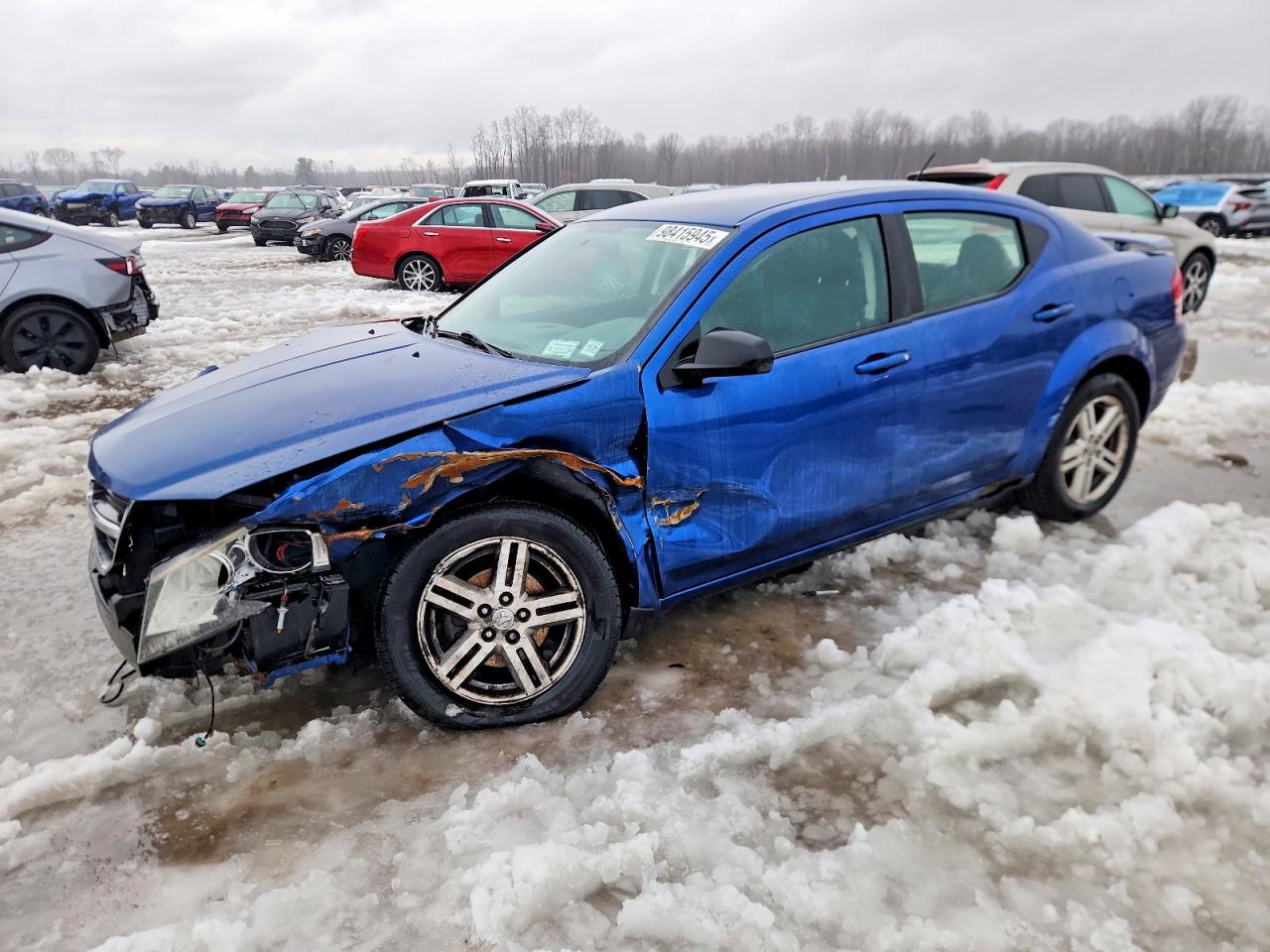 2009 Dodge Avenger SXT, VIN 1B3LC56D39N506547 — Перед