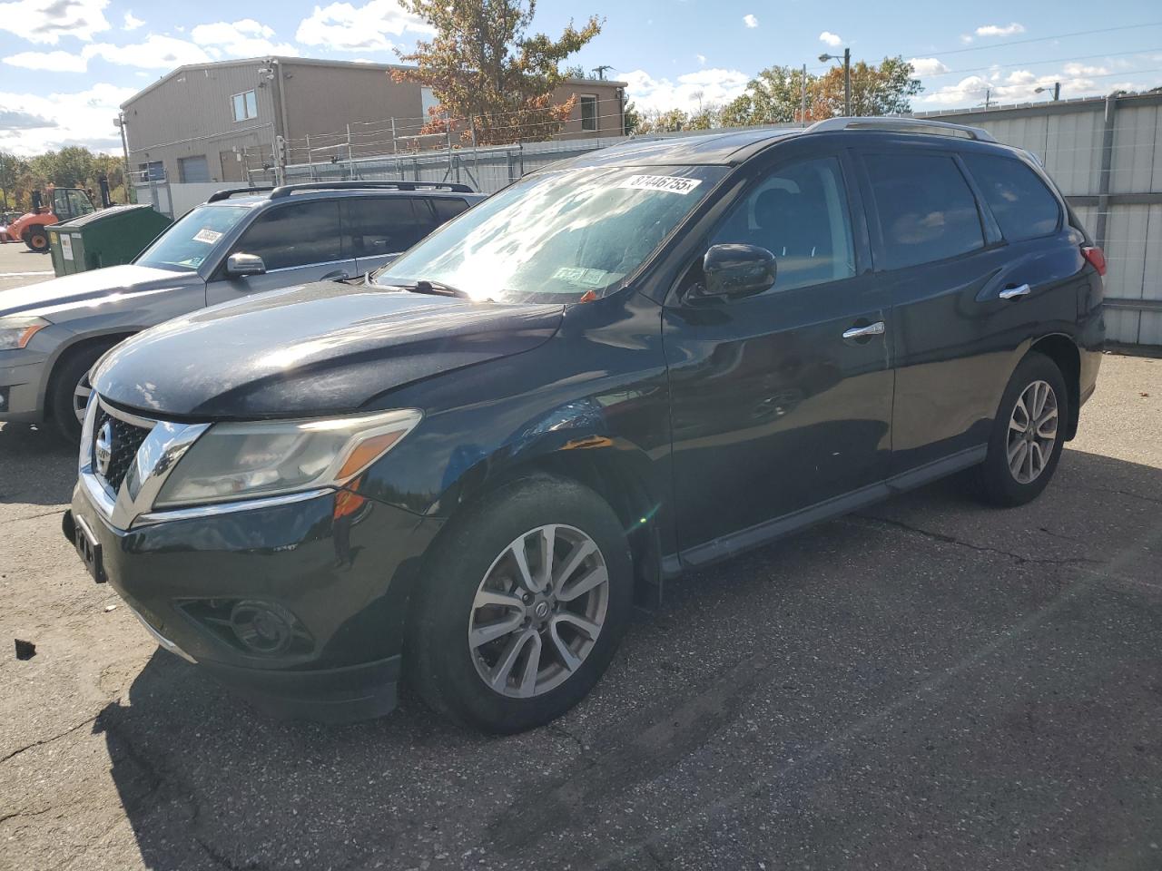 2014 Nissan Pathfinder Platinum, VIN 5N1AR2MMXEC702279 — Механическое