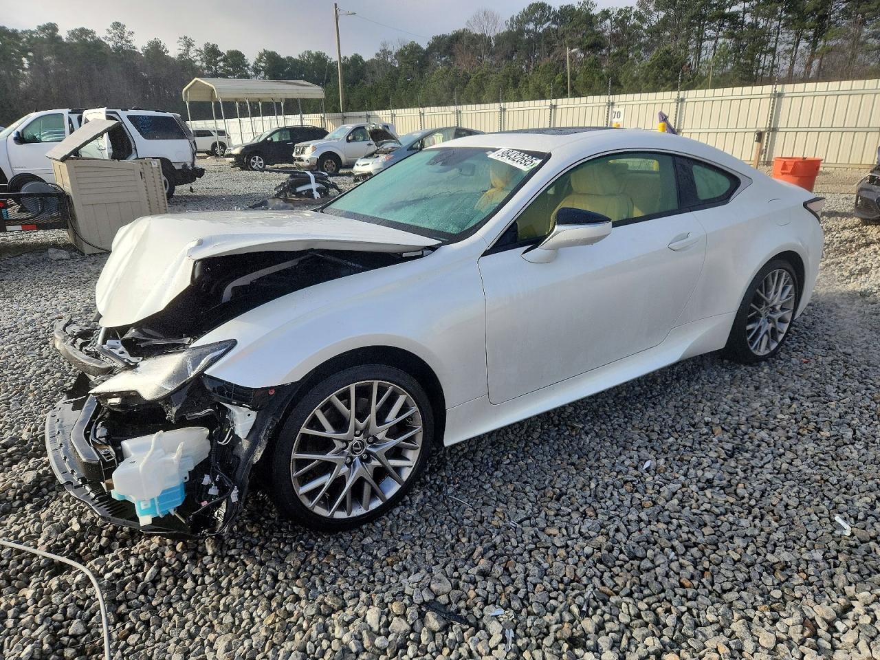 2022 Lexus RC 350, VIN JTHDZ5BC7N5025398 — Перед