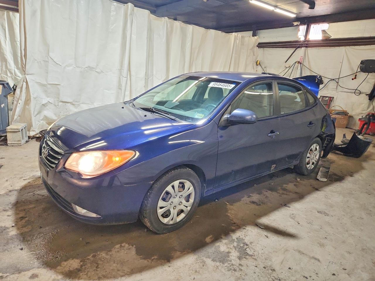 2010 Hyundai Elantra GLS, VIN KMHDU4AD6AU182727 — Rear end