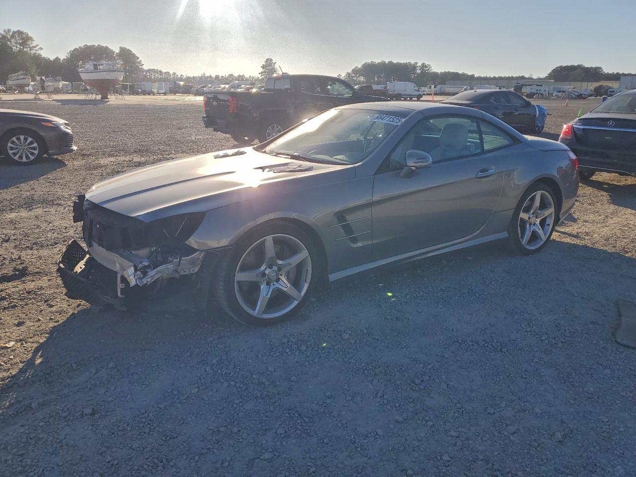 2015 Mercedes-Benz SL 400, VIN WDDJK6FAXFF033097 — Front end
