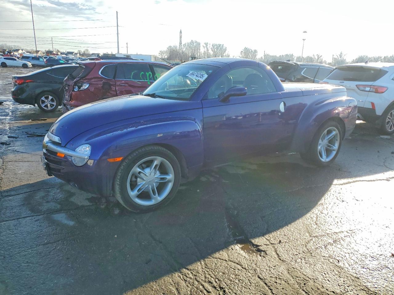 2004 Chevrolet SSR LS, VIN 1GCES14P24B108367 — Rear end