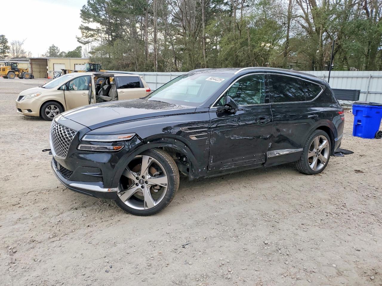 2021 Genesis GV80, VIN KMUHBDSB9MU053505 — Front end