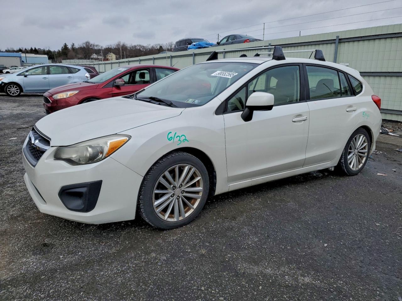 2013 Subaru Impreza Premium, VIN JF1GPAD63DH857764 — Rear end