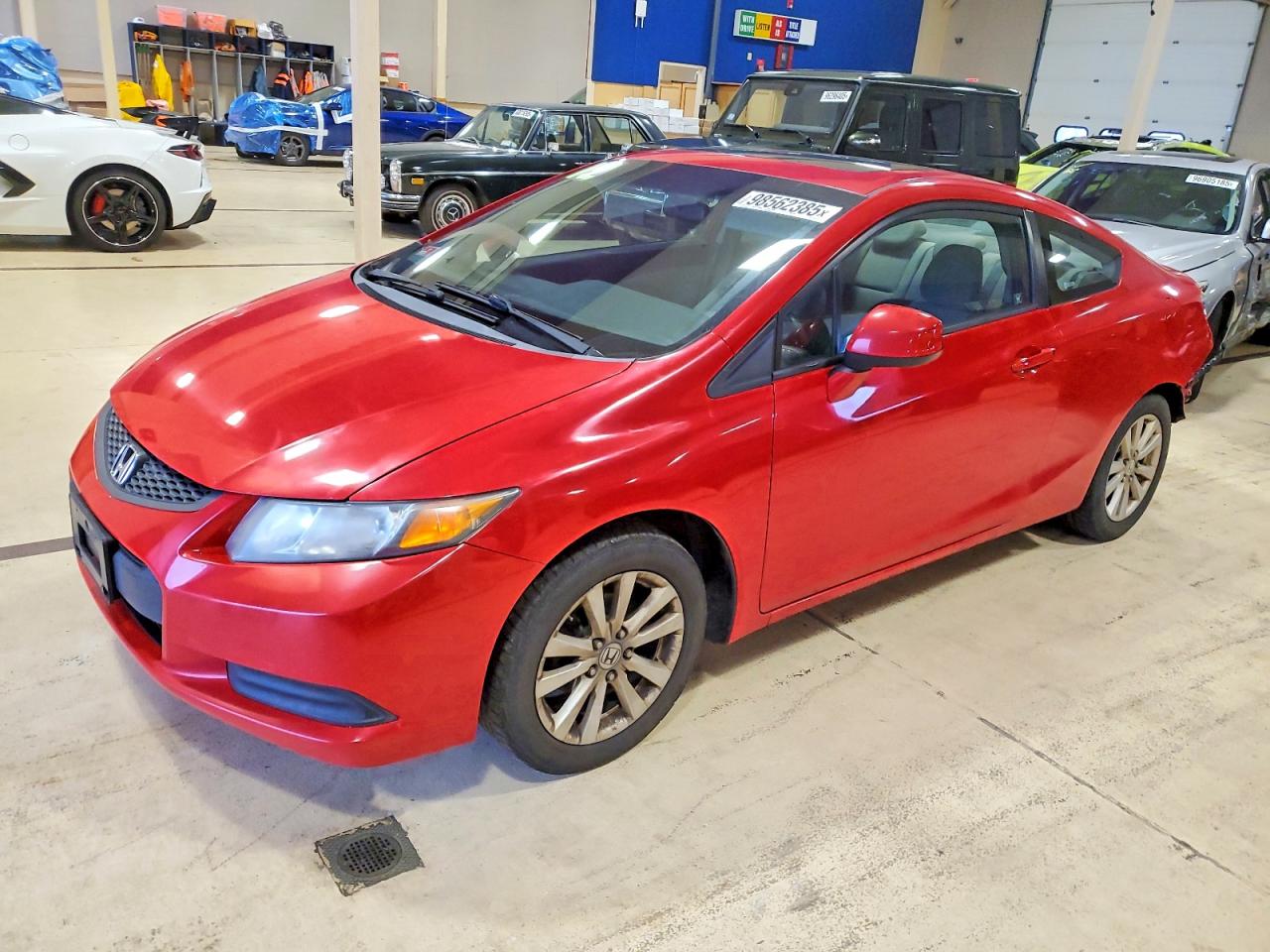 2012 Honda Civic EX, VIN 2HGFG3B86CH565655 — Rear end