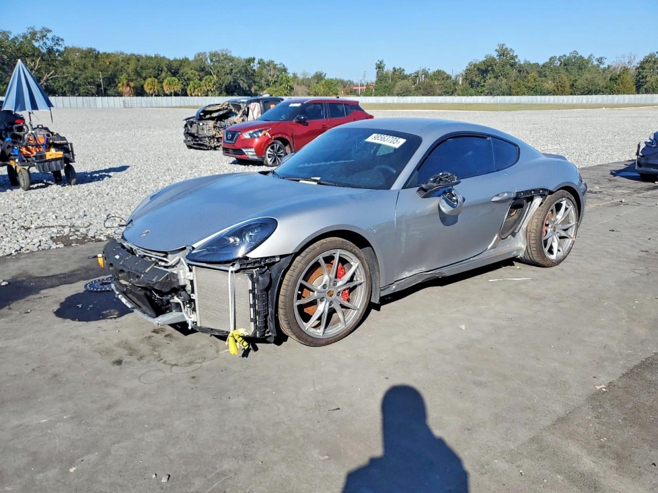 2018 Porsche 718 Cayman S, VIN WP0AB2A8XJK278232 — Front end