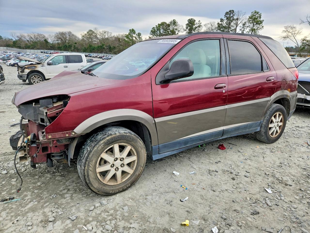 2004 Buick Rendezvous, VIN 3G5DA03E44S596256 — Front end