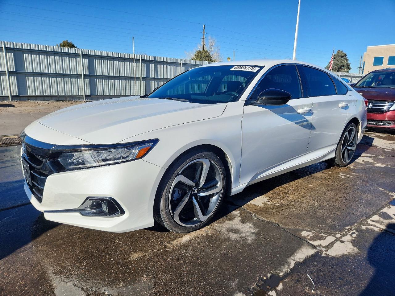2022 Honda Accord Sport, VIN 1HGCV1F34NA124569 — Rear end