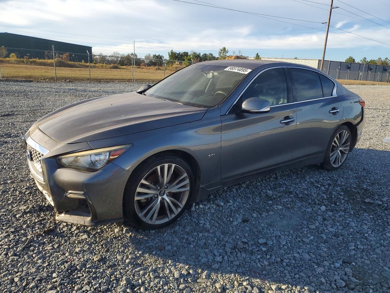 2018 Infiniti Q50 Luxe, VIN JN1EV7AP0JM360717 — Engine fire