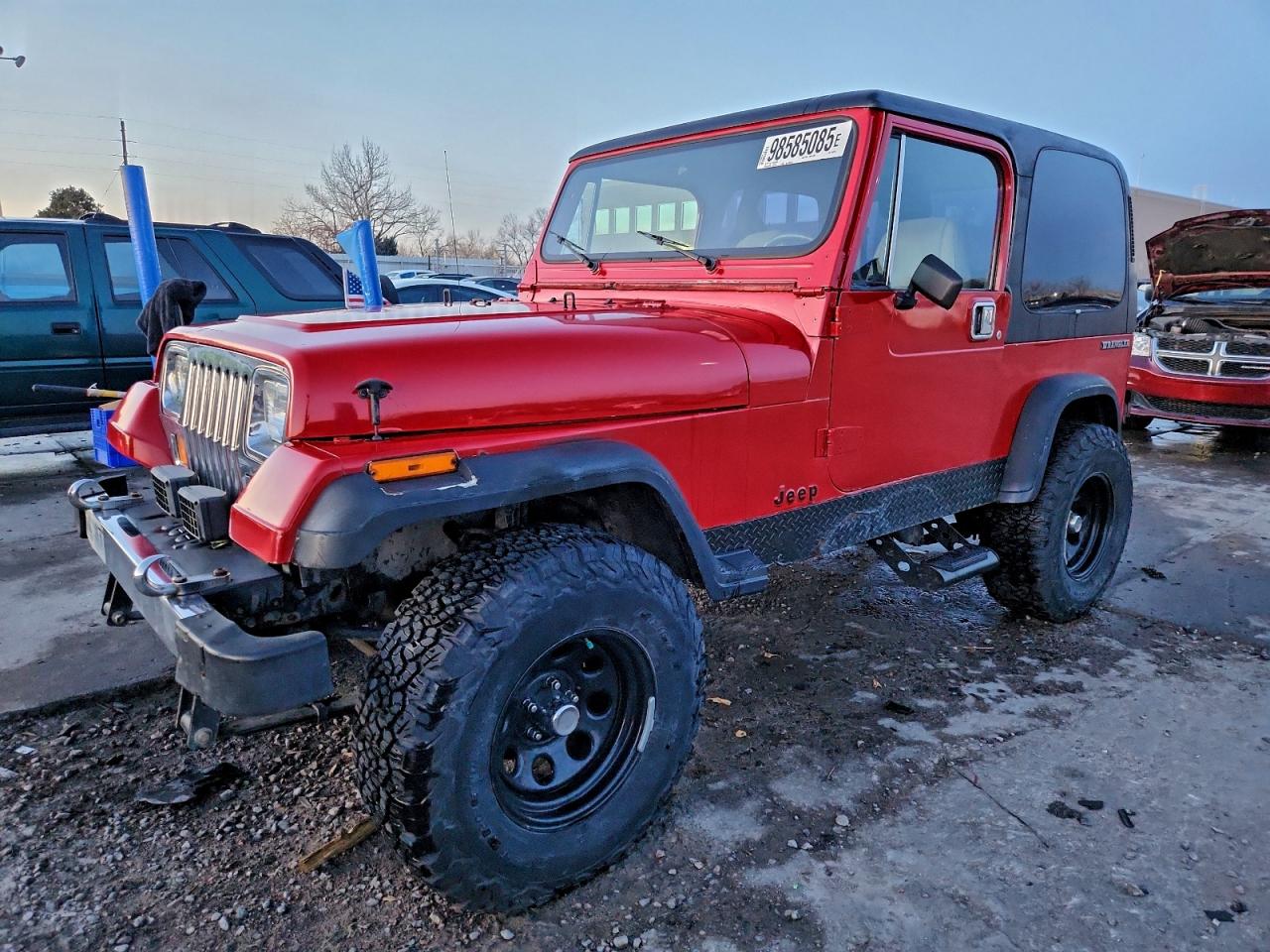 1988 Jeep Wrangler Laredo, VIN 2BCCZ8146JB538013 — Front end