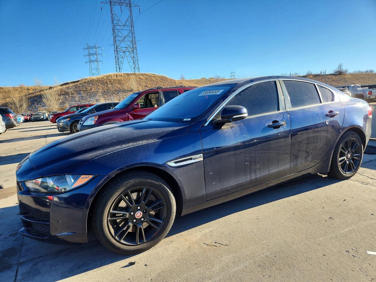 2017 Jaguar XE 25t Premium, VIN SAJAD4BG0HA972859 — Rear end