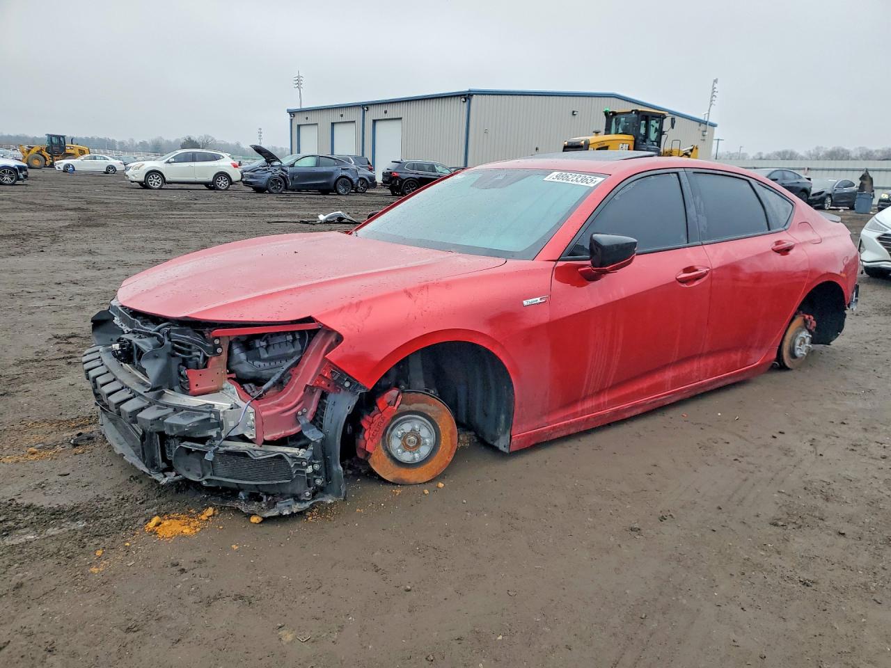 2023 Acura TLX Type S, VIN 19UUB7F96PA000195 — Stripped