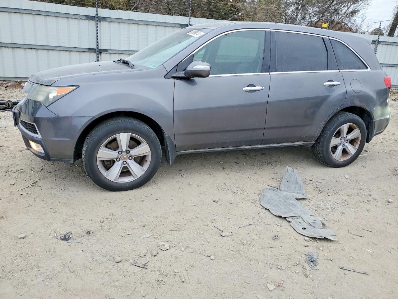 2012 Acura MDX Technology, VIN 2HNYD2H34CH515613 — Side