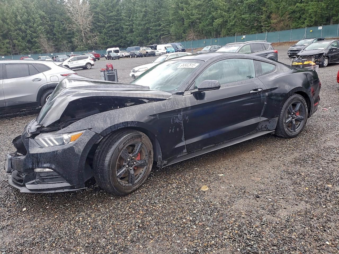 2015 Ford Mustang V6, VIN 1FA6P8AM9F5378518 — Front end