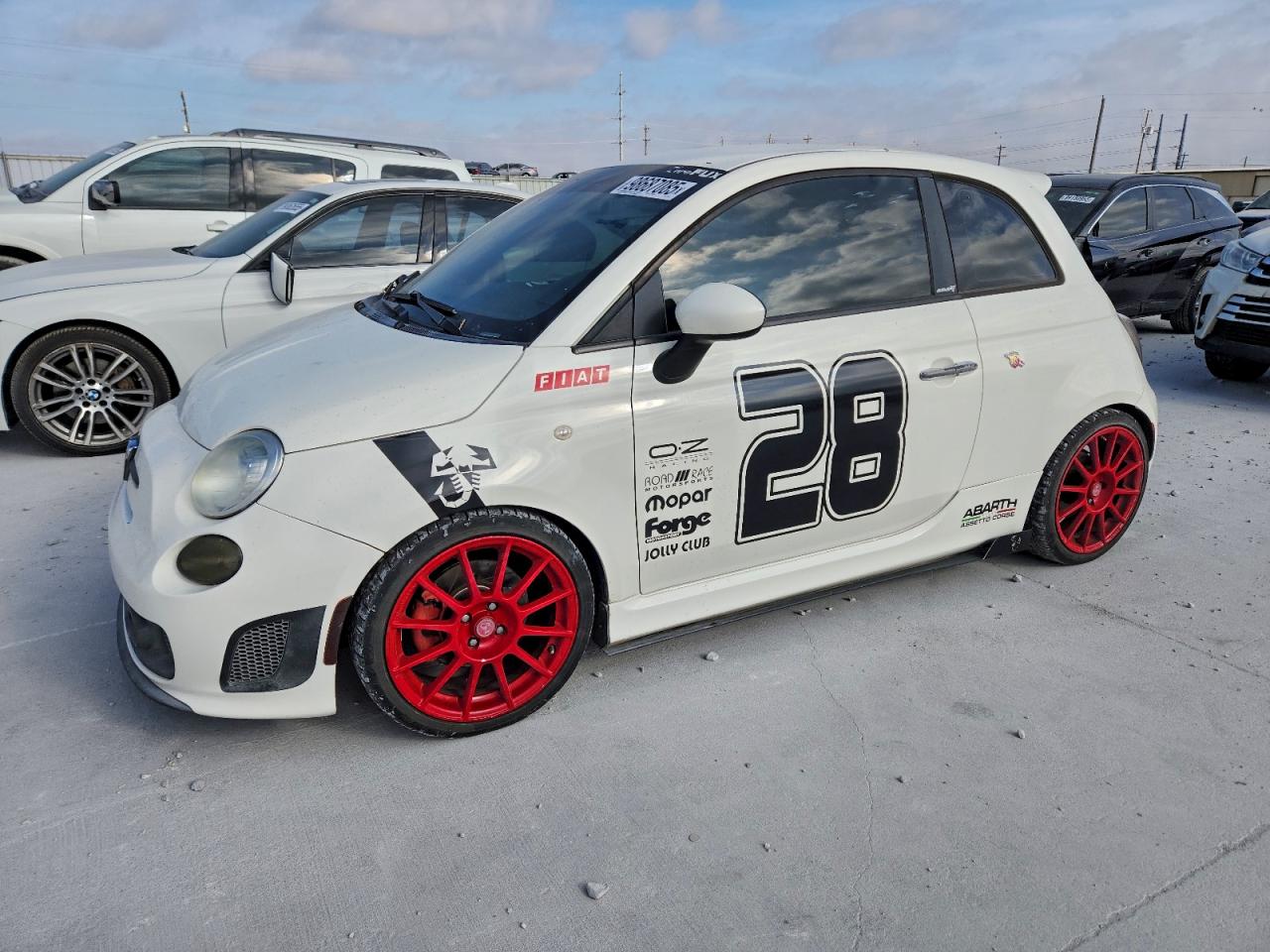 2013 FIAT 500 Abarth, VIN 3C3CFFFH0DT754170 — Hail