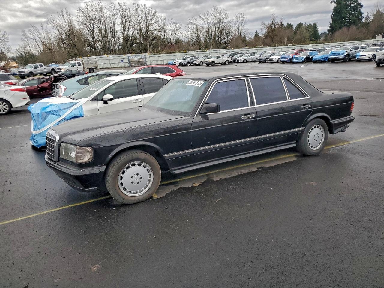 1991 Mercedes-Benz 420 SEL, VIN WDBCA35E5MA601810 — Minor dents and scratches