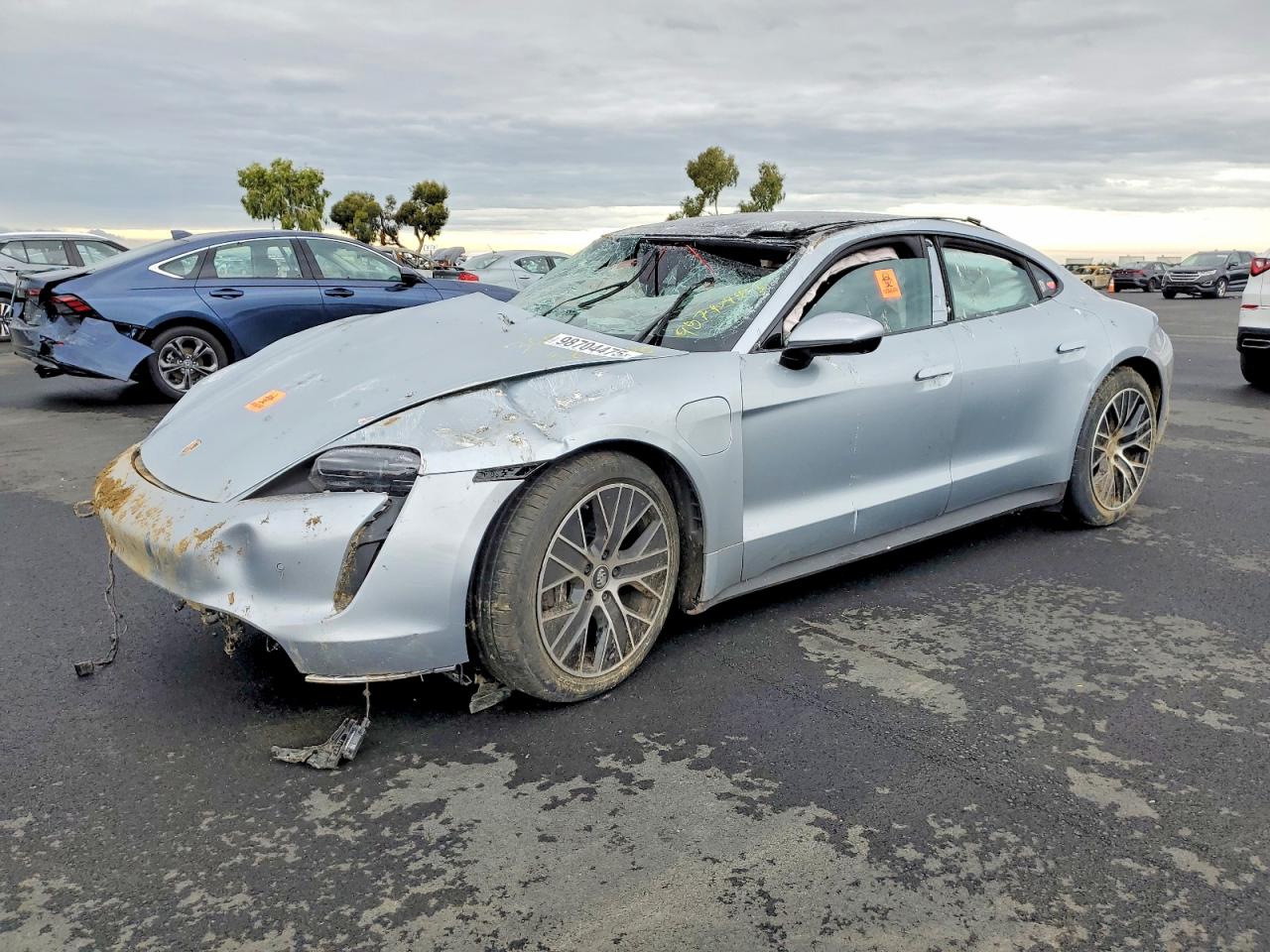 2024 Porsche Taycan, VIN WP0AA2Y18RSA13173 — Rollover