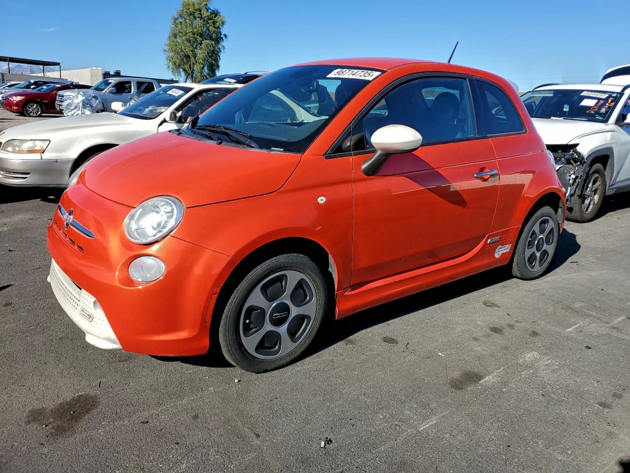 2013 FIAT 500e, VIN 3C3CFFGE4DT751020 — Механическое