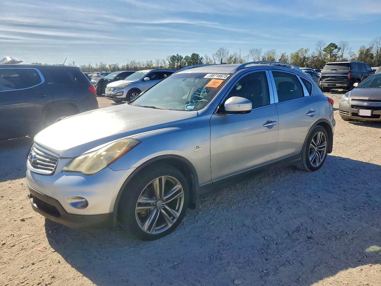 2012 Infiniti EX Journey, VIN JN1AJ0HR0CM450185 — Front end