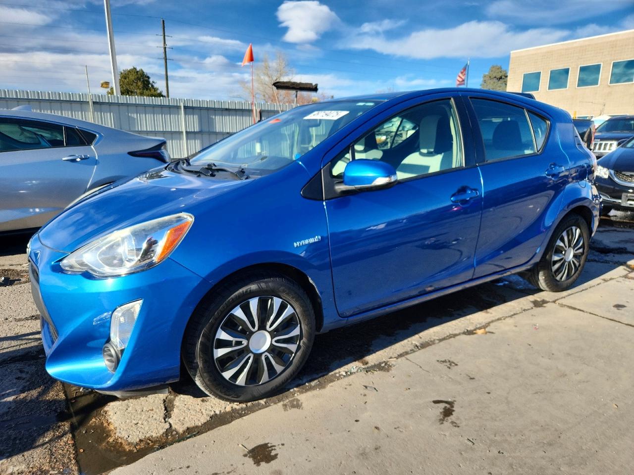2015 Toyota Prius Four, VIN JTDKDTB33F1115149 — Hail
