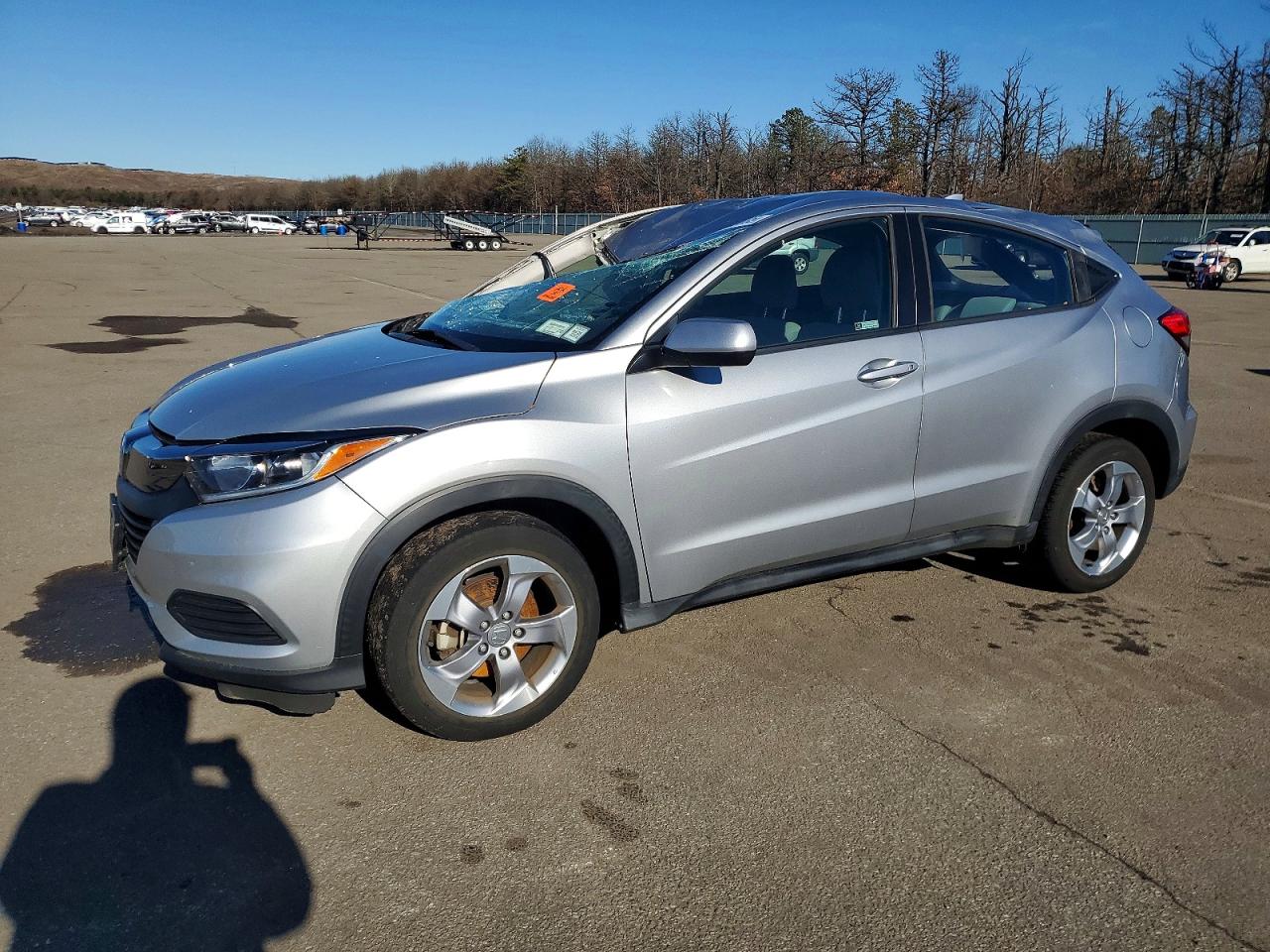 2019 Honda HR-V LX, VIN 3CZRU6H32KM728152 — Крыша