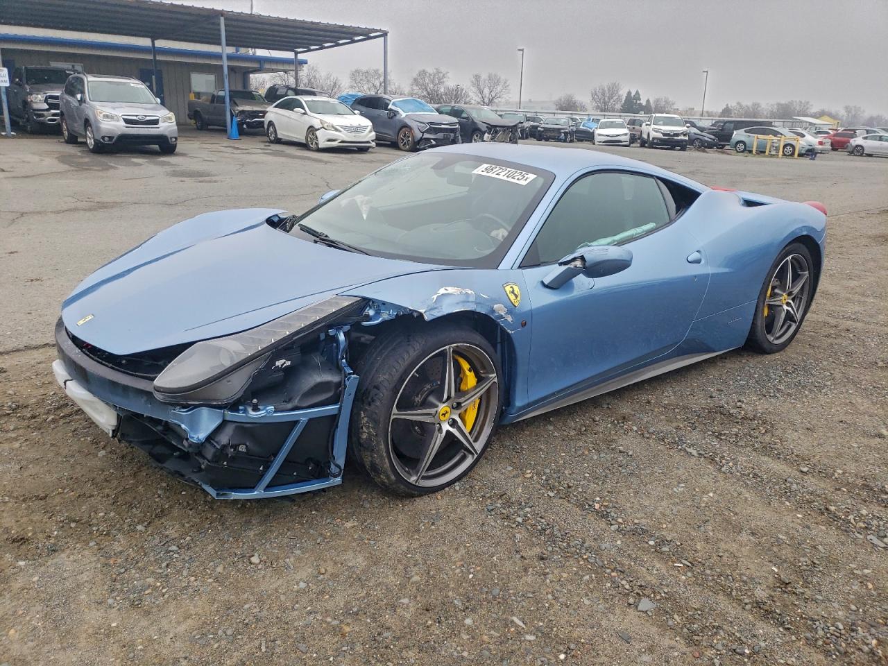 2012 Ferrari 458 Italia, VIN ZFF67NFA6C0182991 — Front end