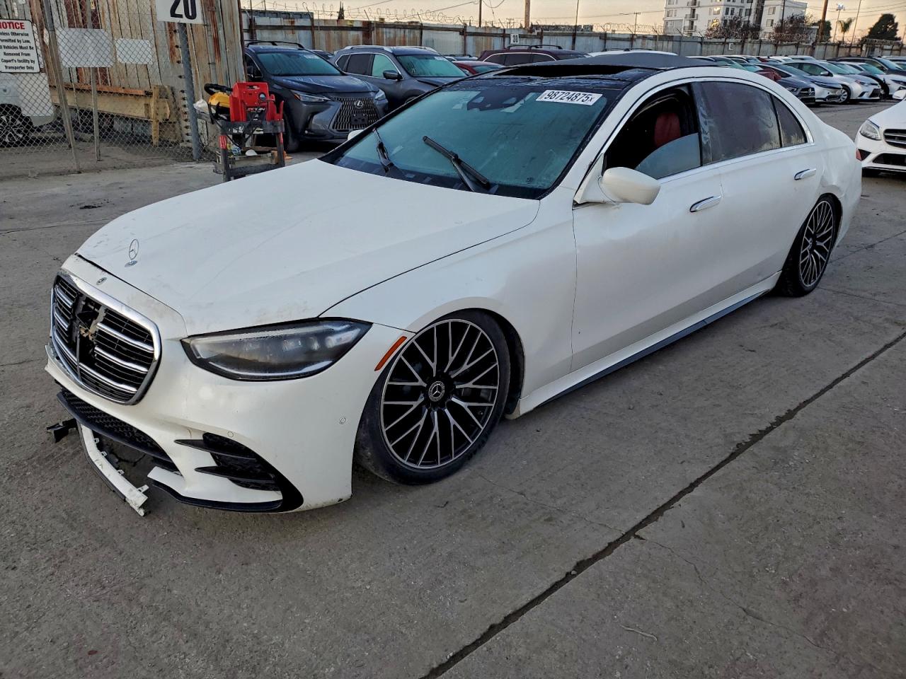 2022 Mercedes-Benz S 500, VIN W1K6G6DB4NA105720 — All over