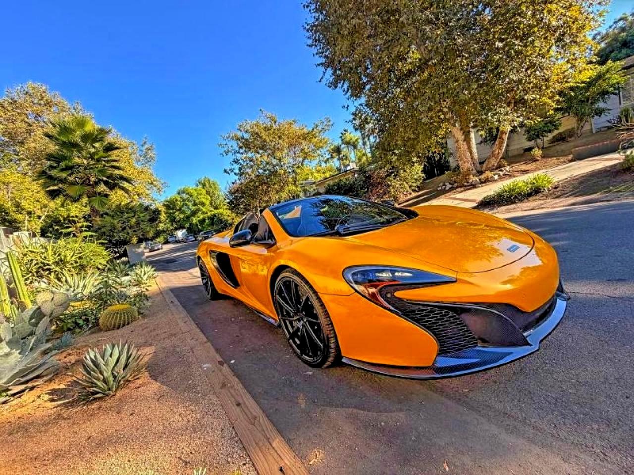 2016 McLaren 650S, VIN SBM11FAA8GW006073 — Мелкие вмятины и царапины