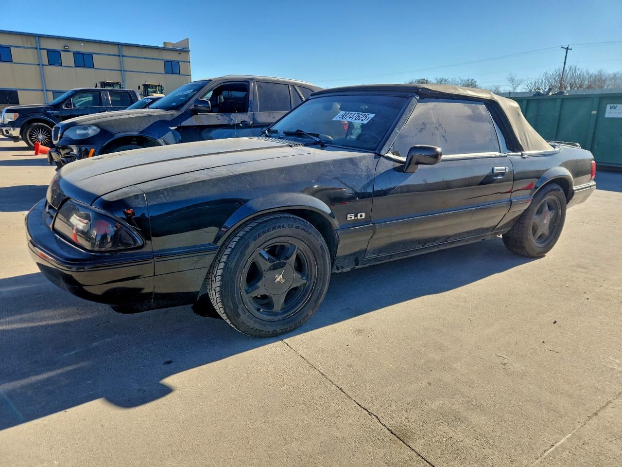 1991 Ford Mustang LX Sport, VIN 1FACP44E4MF183725 — Side
